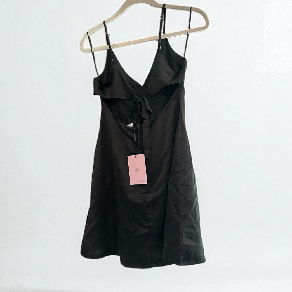 NWT Lovestruck Dress Black Medium Mini - Picture 13 of 15